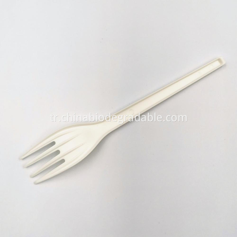 100% Biodegradable Plant-based Natural Safe Cutlery Forks